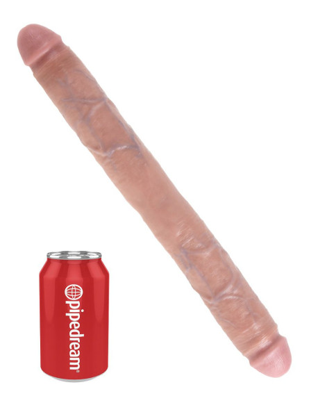 Телесный двусторонний фаллоимитатор 16 Thick Double Dildo - 40,6 см. Телесный двусторонний фаллоимитатор 16 Thick Double Dildo - 40,6 см.