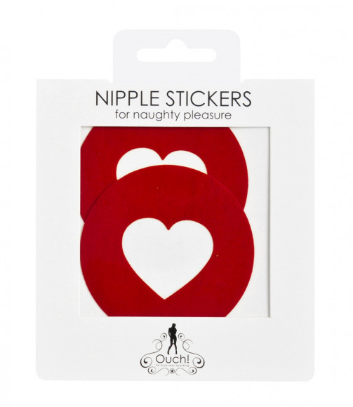 Красные круглые пестисы с сердечками Красные круглые пестисы с сердечками