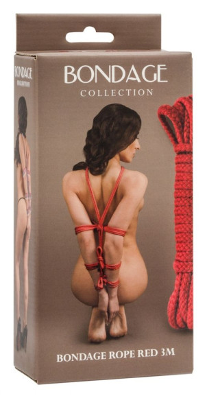 Красная веревка Bondage Collection Red - 3 м. Красная веревка Bondage Collection Red - 3 м.