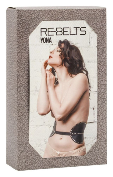 Пояс с клёпками Yona Black Пояс с клёпками Yona Black