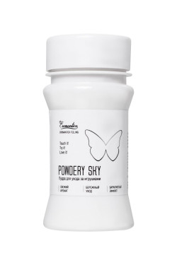 Пудра для ухода за игрушками Powdery Sky с ароматом мяты - 40 гр. Пудра для ухода за игрушками Powdery Sky с ароматом мяты - 40 гр.