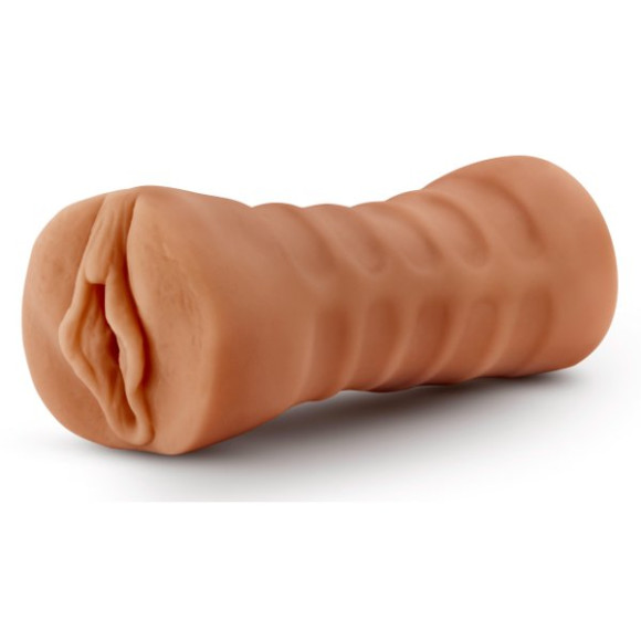Мастурбатор-вагина цвета карамели Sofia с вибрацией Мастурбатор-вагина цвета карамели Sofia с вибрацией