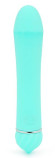 Бирюзовый гладкий вибратор с 11 режимами вибрации - 11,5 см. Бирюзовый гладкий вибратор с 11 режимами вибрации - 11,5 см.