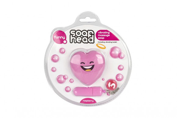 Розовое мыло с ароматом малины и вибропулькой Розовое мыло с ароматом малины и вибропулькой