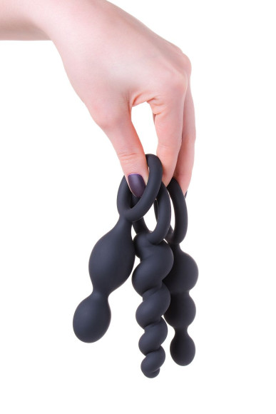 Набор чёрных анальных цепочек Satisfyer Booty Call Набор чёрных анальных цепочек Satisfyer Booty Call