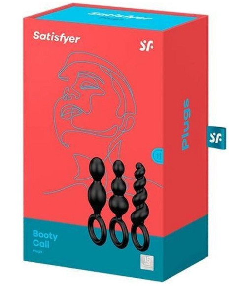 Набор чёрных анальных цепочек Satisfyer Booty Call Набор чёрных анальных цепочек Satisfyer Booty Call