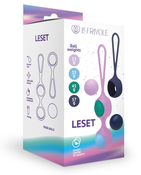 Вагинальный тренажер со сменными шариками Leset Вагинальный тренажер со сменными шариками Leset