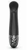 Черный вибратор с функцией электростимуляции Right on Ron - 17 см. Черный вибратор с функцией электростимуляции Right on Ron - 17 см.