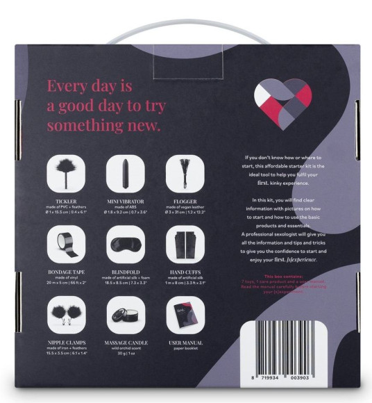 Стартовый набор БДСМ First Kinky Experience Стартовый набор БДСМ First Kinky Experience