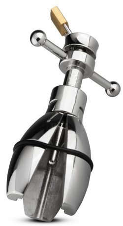 Анальный расширитель Sinner Metal Anal Spreader Butt Plug - 14 см.