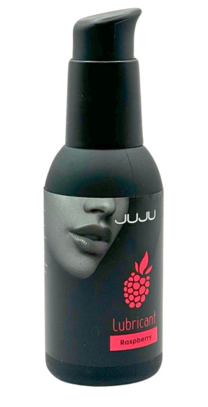 Съедобный лубрикант JUJU Raspberry с ароматом малины - 100 мл. Съедобный лубрикант JUJU Raspberry с ароматом малины - 100 мл.