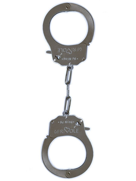 Металлические наручники Be Mine с парой ключей Металлические наручники Be Mine с парой ключей