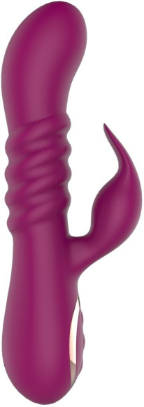 Сливовый вибратор-кролик AN Pistil - 20 см. Сливовый вибратор-кролик AN Pistil - 20 см.