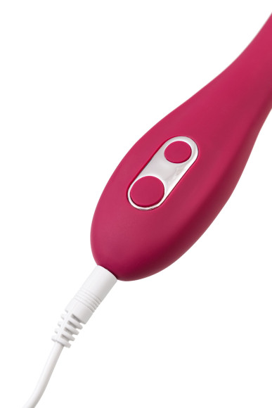 Бордовый многофункциональный вибратор Caberna Бордовый многофункциональный вибратор Caberna