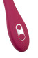 Бордовый многофункциональный вибратор Caberna Бордовый многофункциональный вибратор Caberna