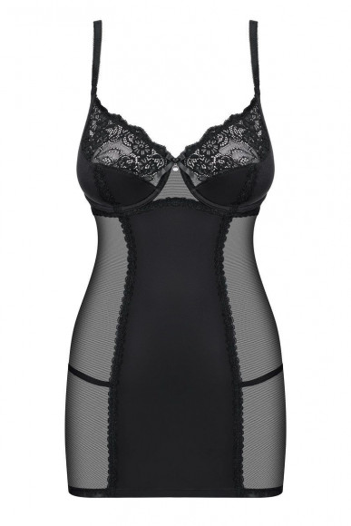 Облегающая сорочка Amallie с полупрозрачными вставками