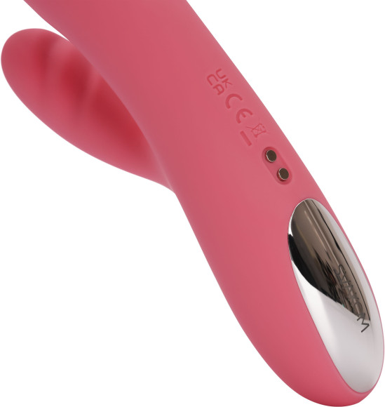 Розовый вибратор-кролик с функцией пенетрации Avery - 19,5 см. Розовый вибратор-кролик с функцией пенетрации Avery - 19,5 см.