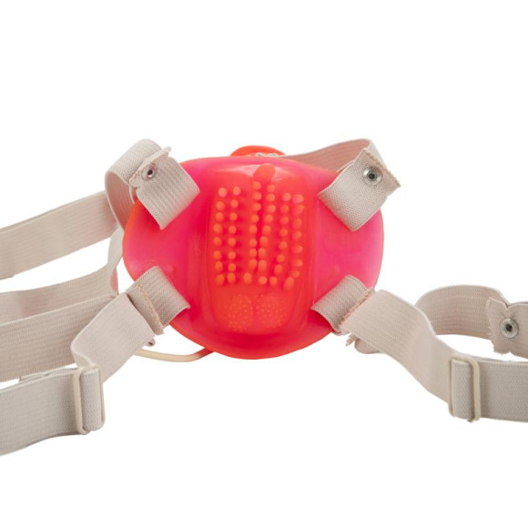 Розовый женский страпон Betty’s Jelly Bumble Bee - 21,5 см. Розовый женский страпон Betty’s Jelly Bumble Bee - 21,5 см.