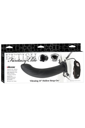 Полый универсальный страпон с вибрацией Hollow Strap-On - 25 см. Полый универсальный страпон с вибрацией Hollow Strap-On - 25 см.