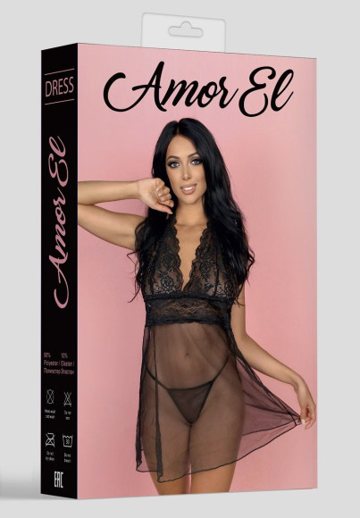 Эротический прозрачный бэби-долл с кружевным верхом Эротический прозрачный бэби-долл с кружевным верхом