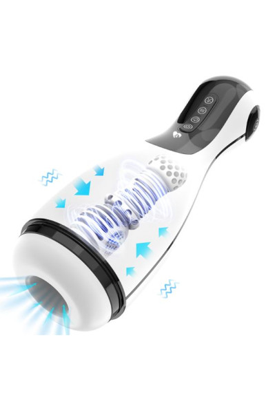 Белый инновационный мастурбатор Good night с имитацией орального секса Белый инновационный мастурбатор Good night с имитацией орального секса