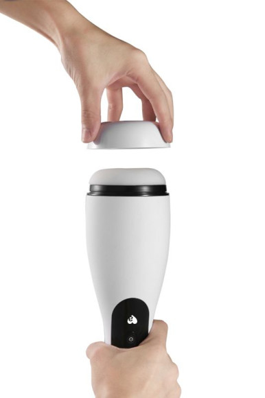 Белый инновационный мастурбатор Good night с имитацией орального секса Белый инновационный мастурбатор Good night с имитацией орального секса