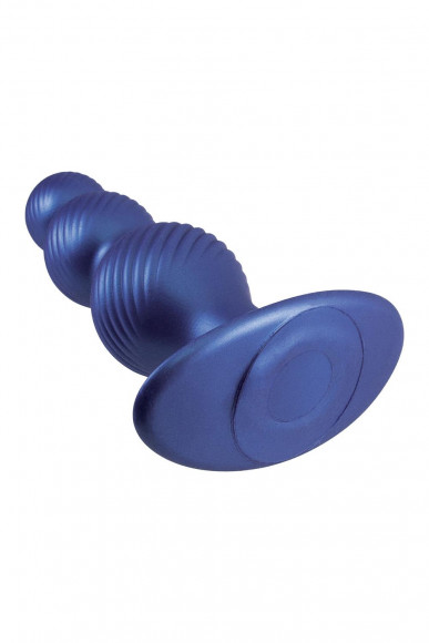 Синяя анальная елочка 5 Inch Silicone Anal Plug - 14 см.