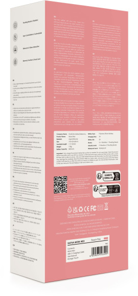 Розовый интерактивный вибратор-кролик Mora Neo с кольцом из бусин - 19,5 см. Розовый интерактивный вибратор-кролик Mora Neo с кольцом из бусин - 19,5 см.