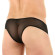 Черные трусы-бразилиана с розовой вставкой Черные трусы-бразилиана с розовой вставкой