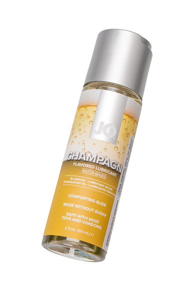 Лубрикант на водной основе JO H2O Champagne Flavored Lubricant с ароматом шампанского - 60 мл. Лубрикант на водной основе JO H2O Champagne Flavored Lubricant с ароматом шампанского - 60 мл.
