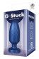 Синяя анальная пробка 4 Inch Silicone Anal Plug - 12 см.