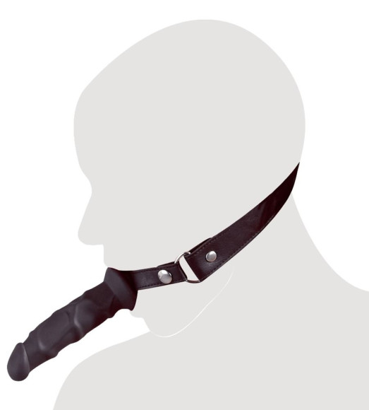 Кляп с наружным фаллоимитатором Knebel mit Dildo Кляп с наружным фаллоимитатором Knebel mit Dildo