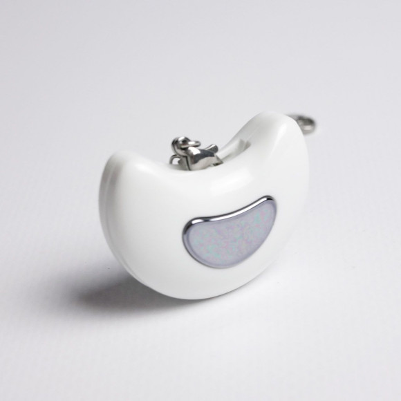 Белое эрекционное виброкольцо с пультом ДУ