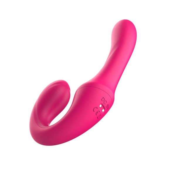 Розовый вибратор с клиторальным отростком и пультом ДУ- 19,6 см. Розовый вибратор с клиторальным отростком и пультом ДУ- 19,6 см.