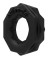 Чёрное эрекционное кольцо Spartan