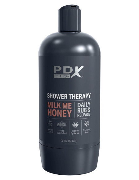 Мастурбатор-вагина цвета карамели Shower Therapy Milk Me Honey Мастурбатор-вагина цвета карамели Shower Therapy Milk Me Honey