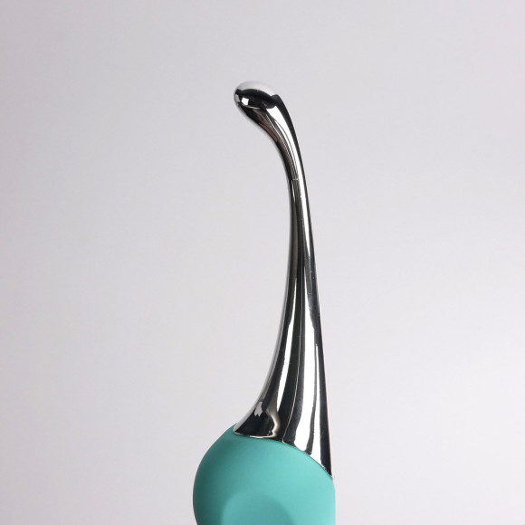 Бирюзовый клиторальный вибростимулятор Youvic Бирюзовый клиторальный вибростимулятор Youvic