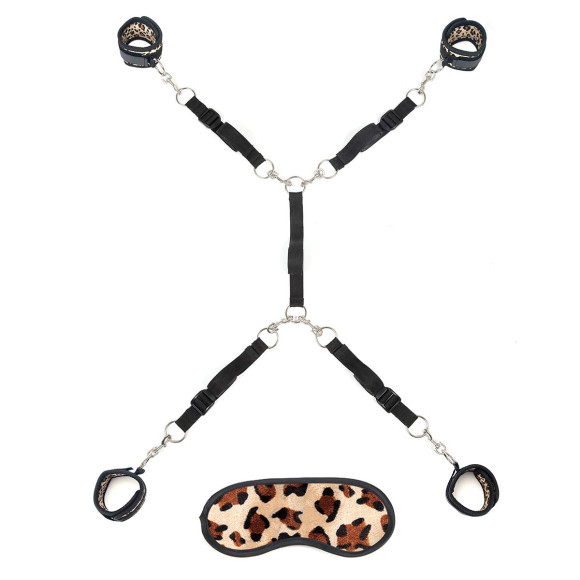 Леопардовая фиксация на матрас для рук и ног Classic Bedspreader Леопардовая фиксация на матрас для рук и ног Classic Bedspreader