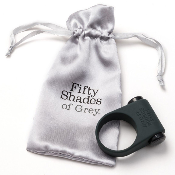 Серое эрекционное кольцо с вибрацией Feel It, Baby! Серое эрекционное кольцо с вибрацией Feel It, Baby!