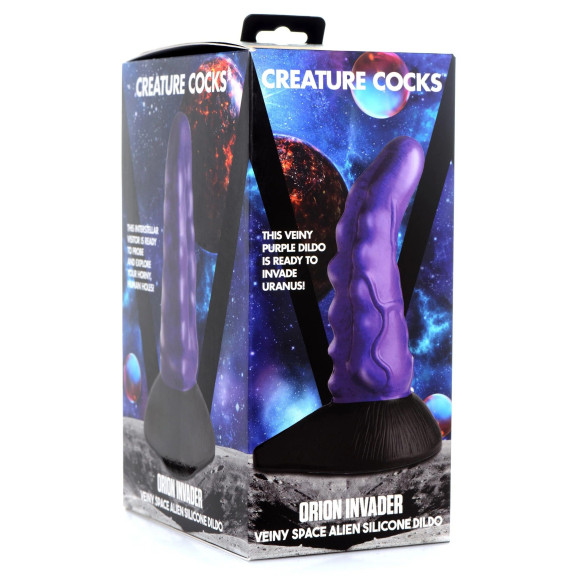 Фантазийный фаллоимитатор Orion Invader Veiny Space Alien Silicone Dildo - 18,4 см. Фантазийный фаллоимитатор Orion Invader Veiny Space Alien Silicone Dildo - 18,4 см.