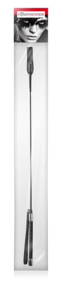 Черный гладкий стек с ручкой - 71 см. Черный гладкий стек с ручкой - 71 см.