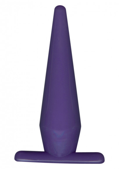 Фиолетовая анальная пробка Funky - 10,5 см.