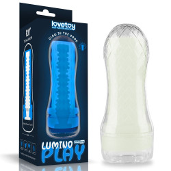 Светящийся в темноте мастурбатор Lumino Play Masturbator Ribbed Светящийся в темноте мастурбатор Lumino Play Masturbator Ribbed